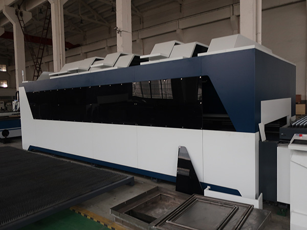 1000W CNC Fiber Laser Cutting Machine för Metal Sheet