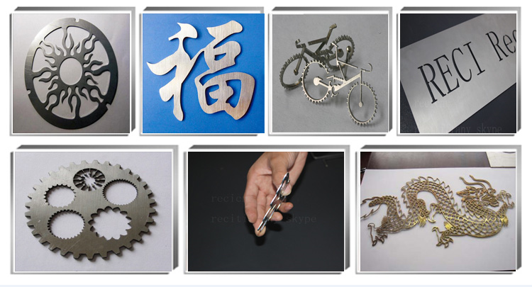 CNC Fiber 1000W laserskärmaskin för kolstål 3000x1500mm